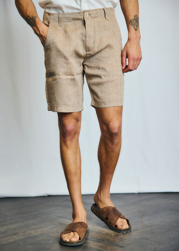 BS Peppon Regular Fit Shorts - Brown