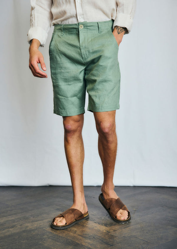 BS Peppon Regular Fit Shorts - Green