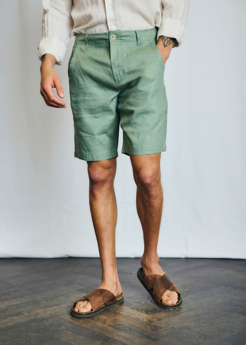 BS Peppon Regular Fit Shorts - Green