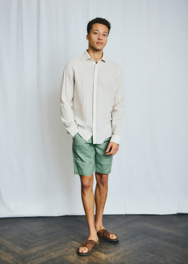 BS Peppon Regular Fit Shorts - Green
