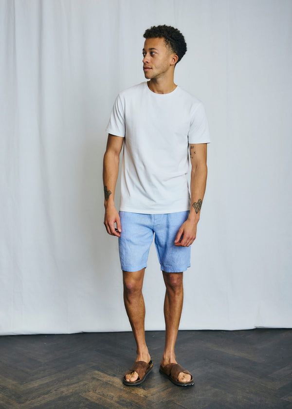 BS Peppon Regular Fit Shorts - Light Blue