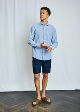 BS Peppon Regular Fit Shorts - Navy