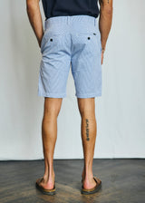 BS Ferit Regular Fit Shorts - Blue/White