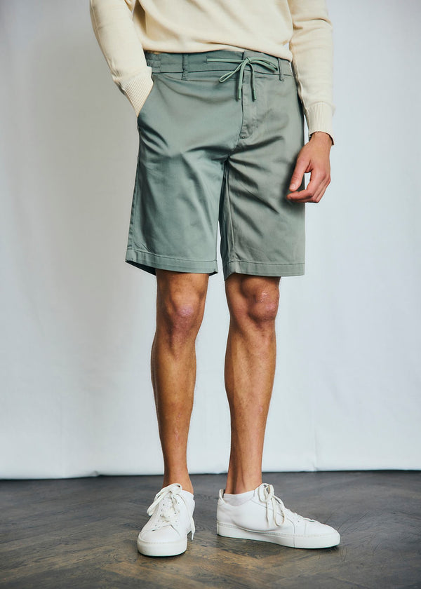 BS Akio Regular Fit Shorts - Green