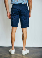 BS Akio Regular Fit Shorts - Navy