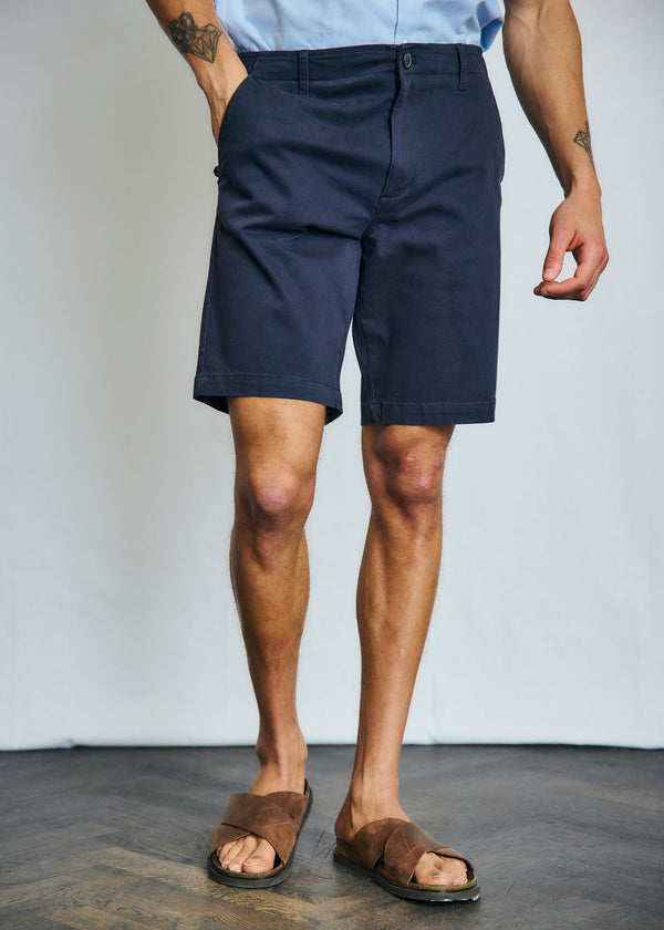 BS Gerhard Regular Fit Shorts - Navy