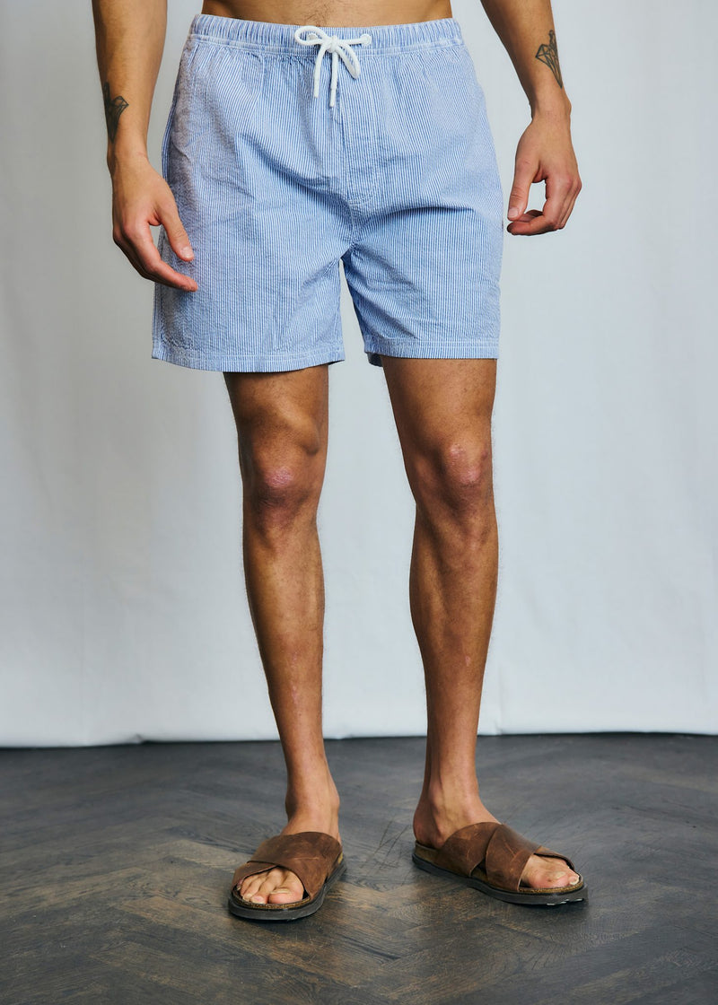 BS Bahia Regular Fit Badbyxor - Blue/White