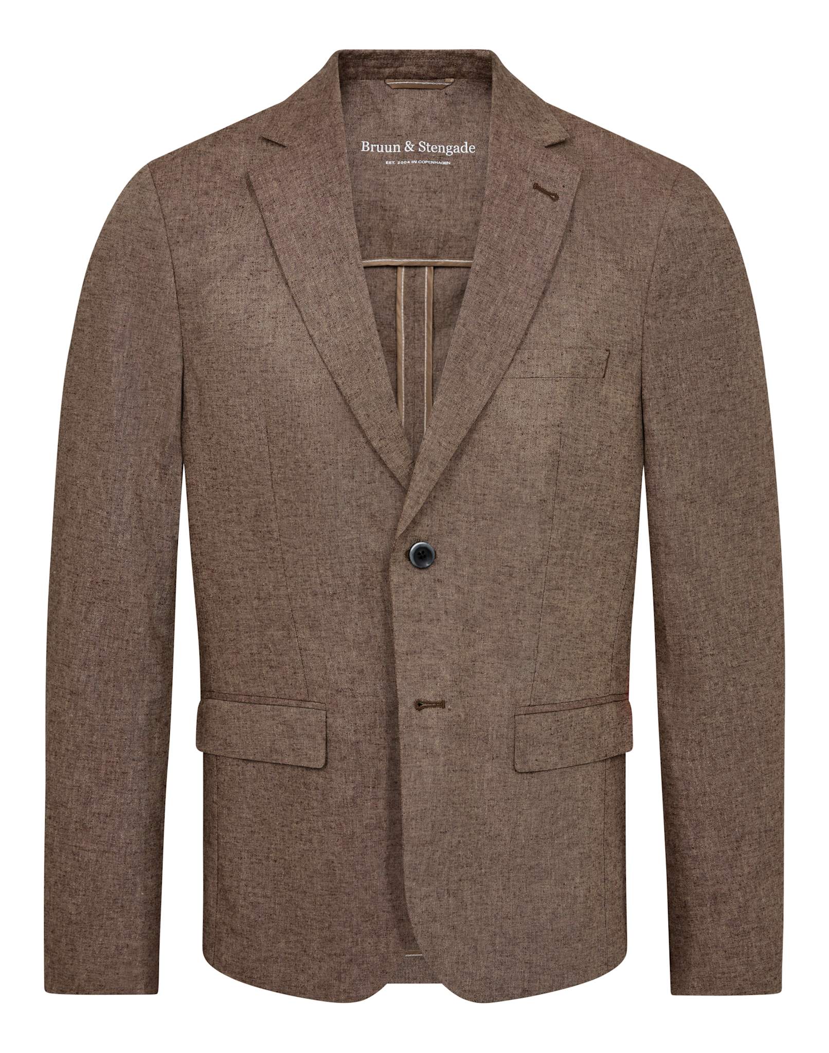 BS Pollino Classic Fit kavaj - brun