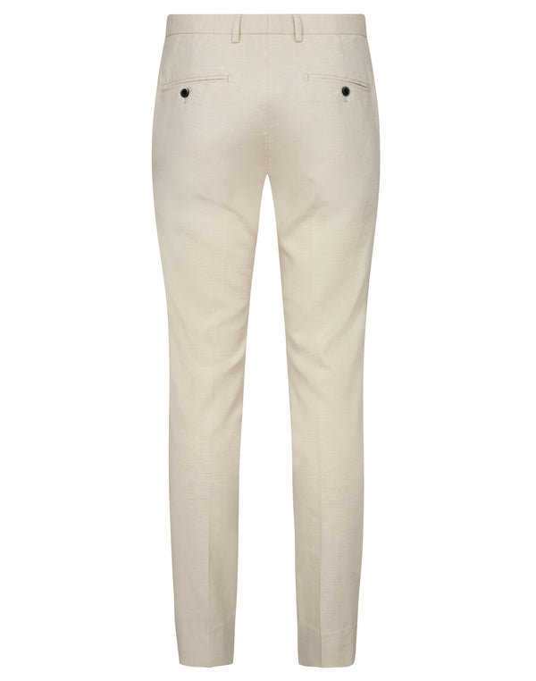 BS Pollino Classic Fit Kostymbyxor - Beige