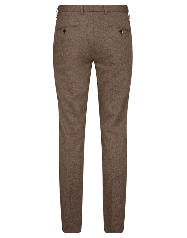 BS Pollino Classic Fit Kostymbyxor - Brown