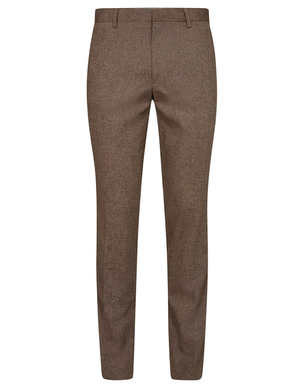 BS Pollino Classic Fit Kostymbyxor - Brown