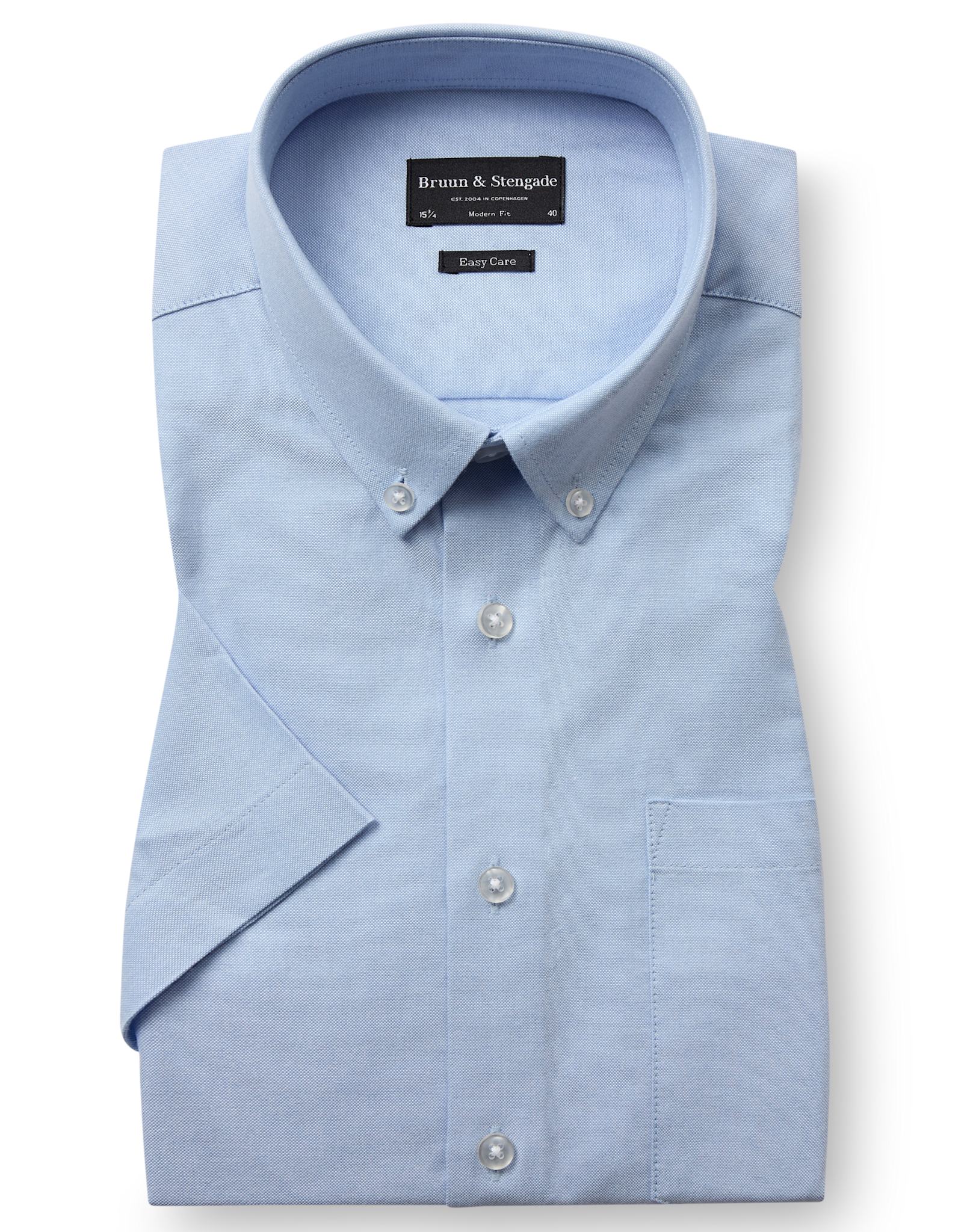 BS Giron Modern Fit Skjorta - Light Blue