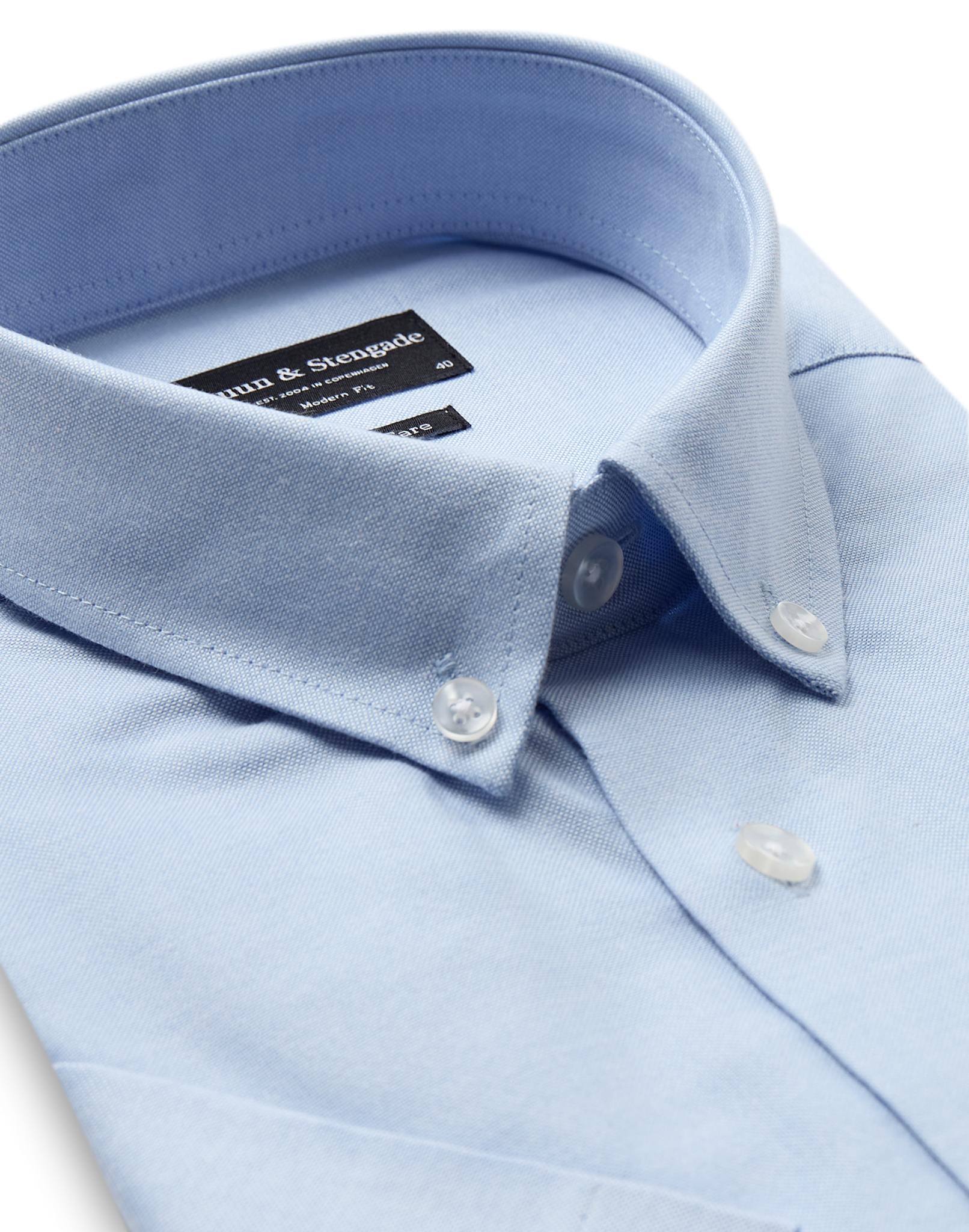 BS Giron Modern Fit Skjorta - Light Blue