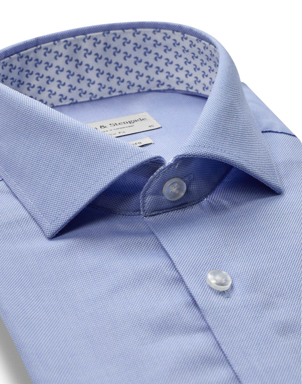 BS Medvedev Slim Fit Skjorta - Light Blue