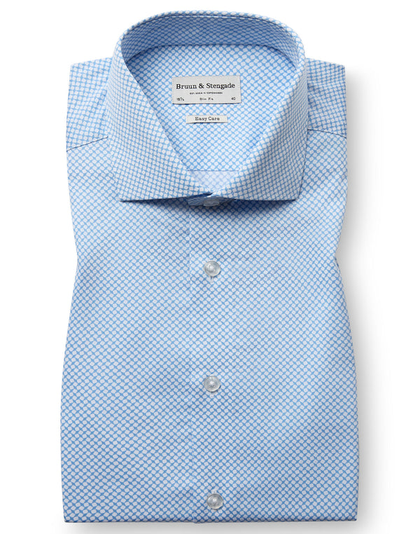 BS Arnaldi Slim Fit Skjorta - Light Blue