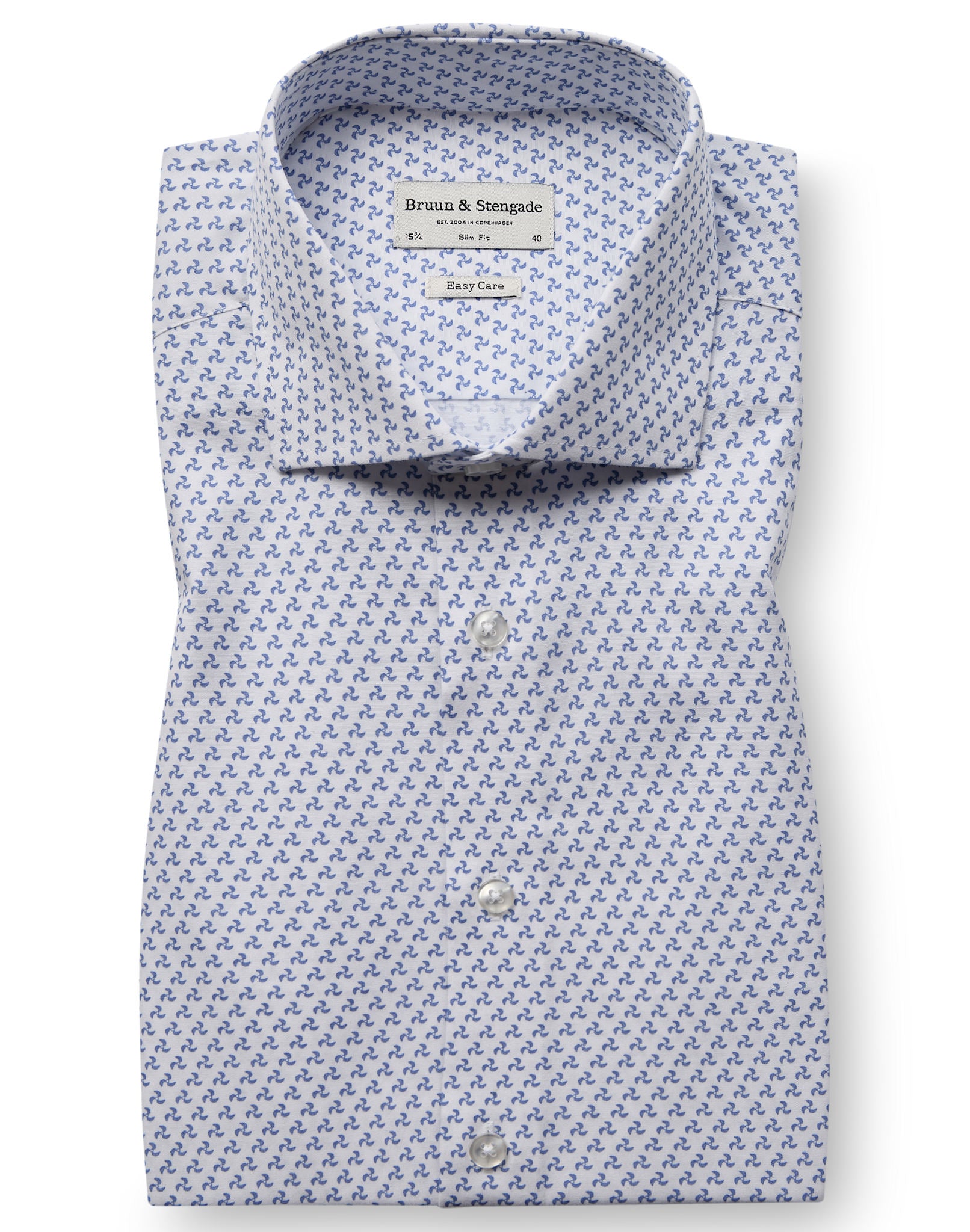BS Coric Slim Fit Skjorta - White