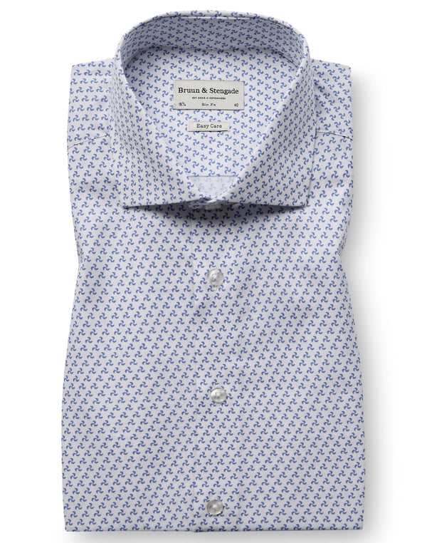 BS Coric Slim Fit Skjorta - White