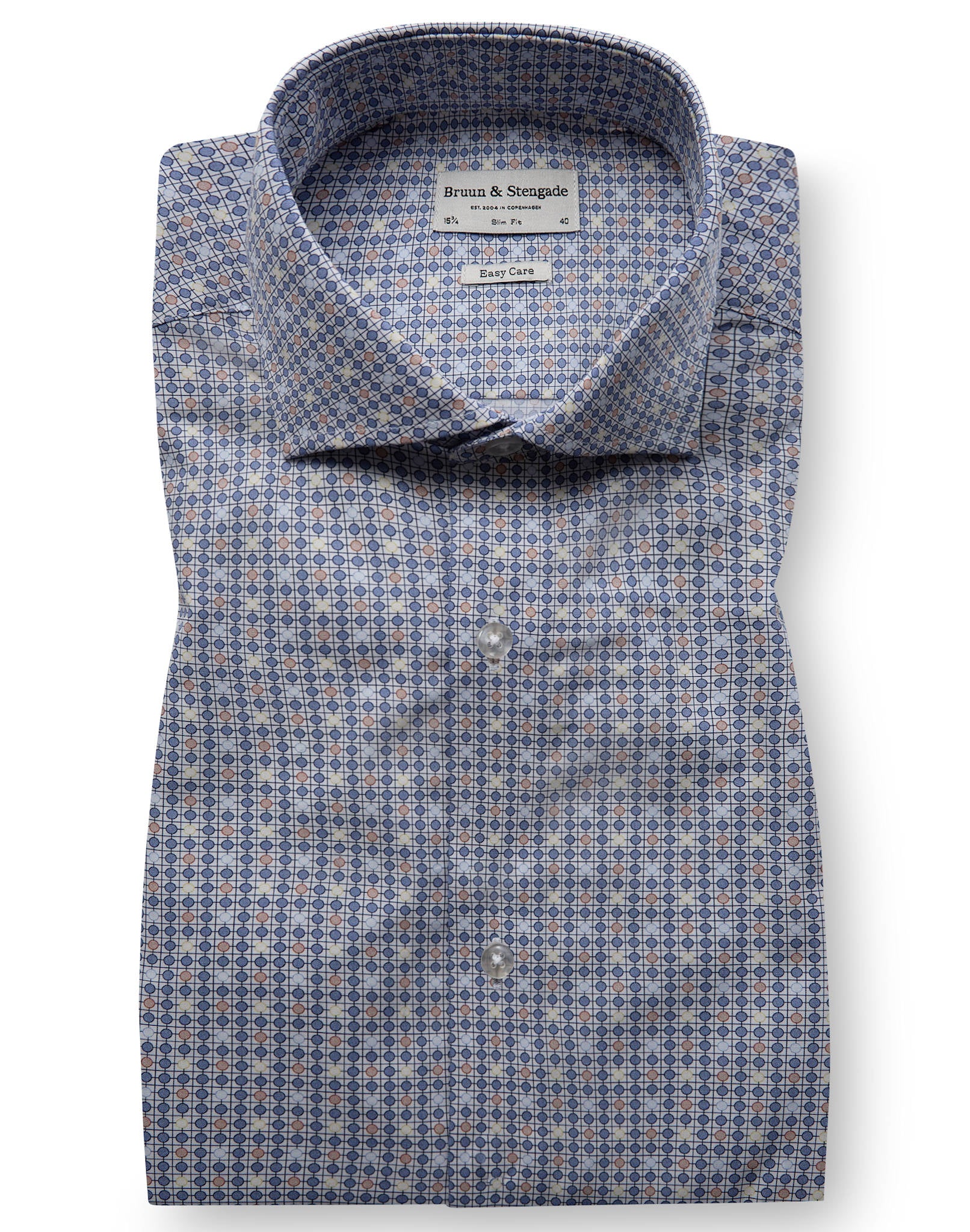 BS Eubanks Slim Fit Skjorta - Blue