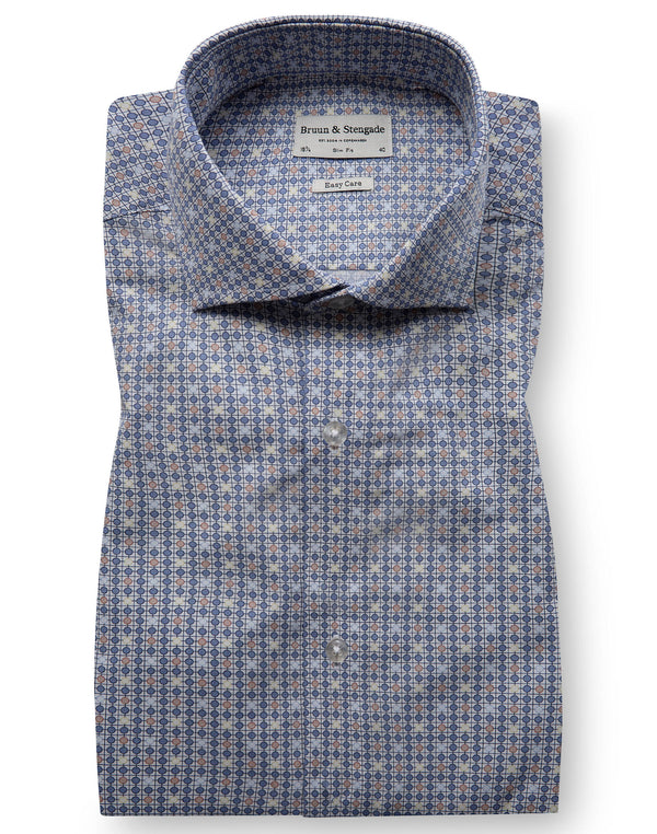 BS Eubanks Slim Fit Skjorta - Blue