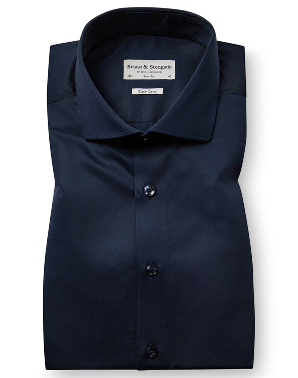 BS Laslo Slim Fit Skjorta - Navy
