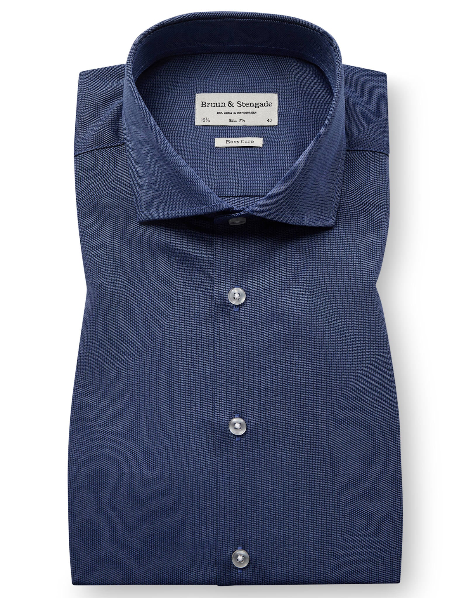 BS Bublik Slim Fit Skjorta - Dark Blue