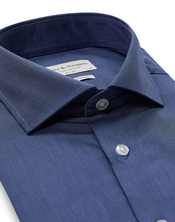 BS Bublik Slim Fit Skjorta - Dark Blue