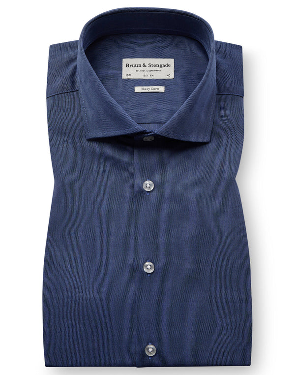 BS Bublik Slim Fit Skjorta - Dark Blue