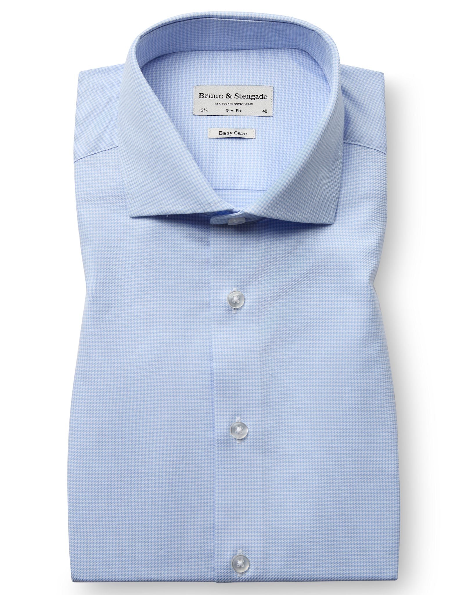 BS Aliassime Slim Fit Skjorta - Light Blue