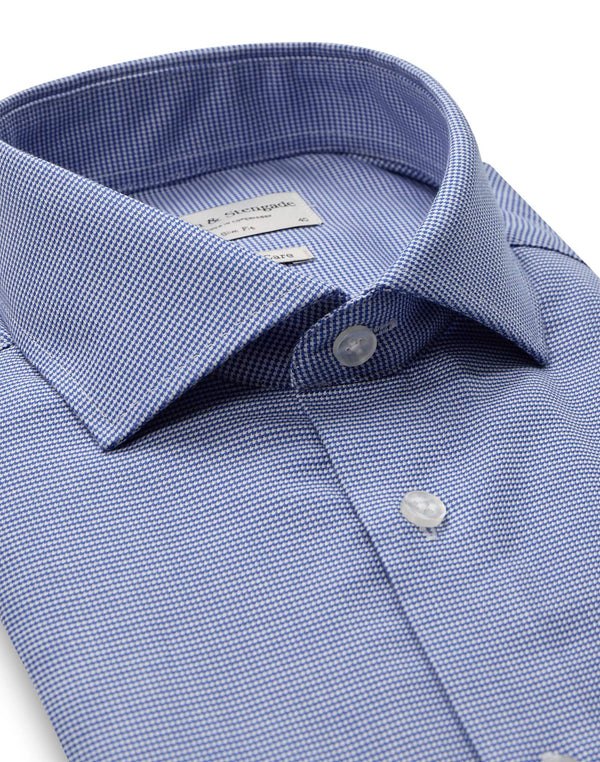 BS Musetti Slim Fit Skjorta - Dark Blue