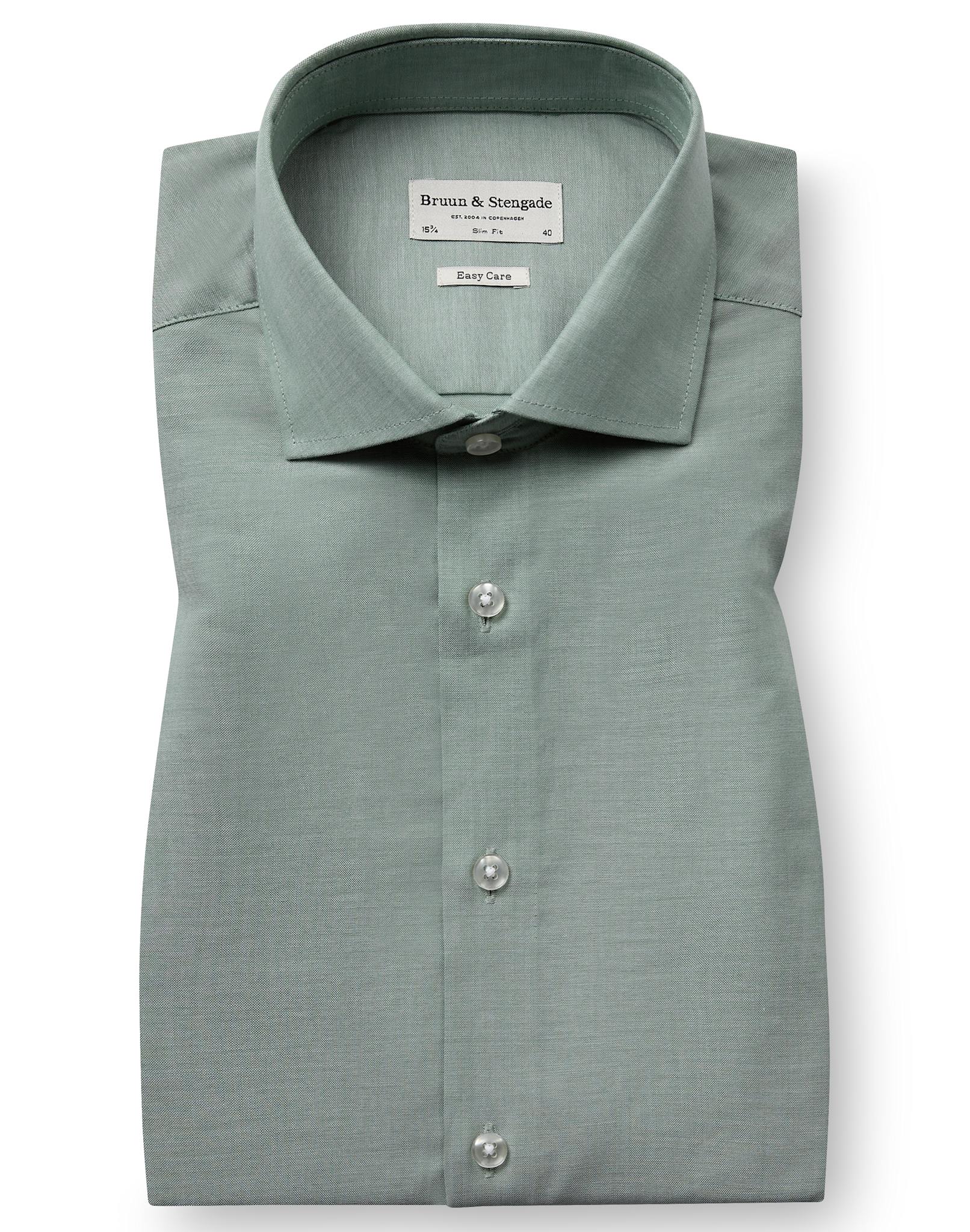 BS Tiafoe Slim Fit Skjorta - Green