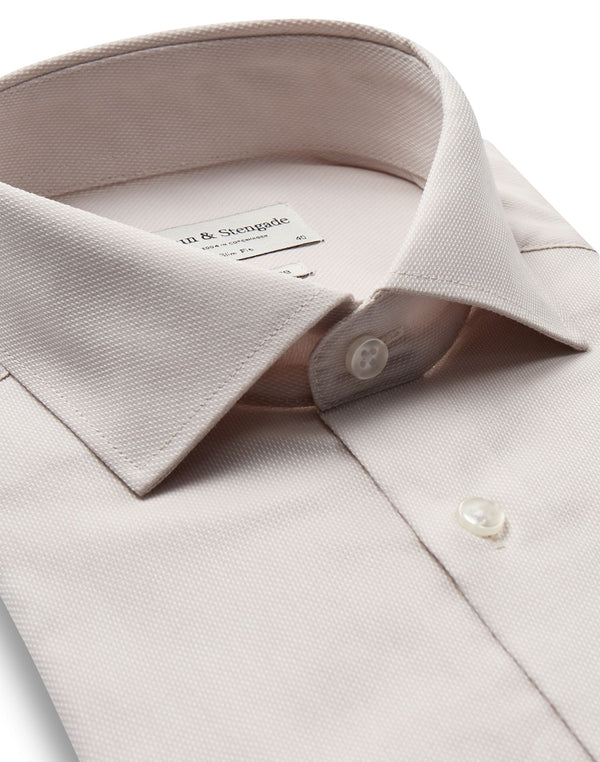 BS Rune Slim Fit Skjorta - Sand
