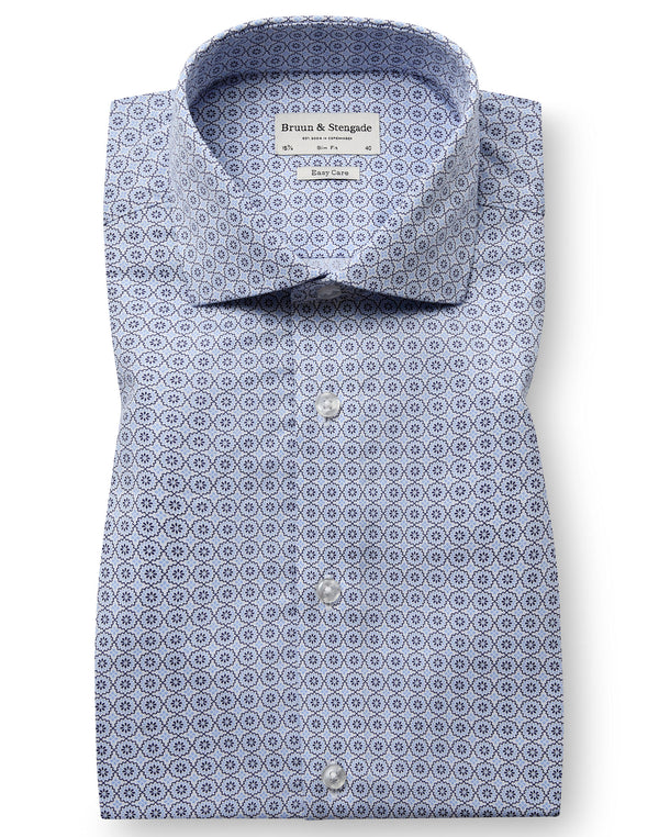 BS Jaume Slim Fit Skjorta - Light Blue