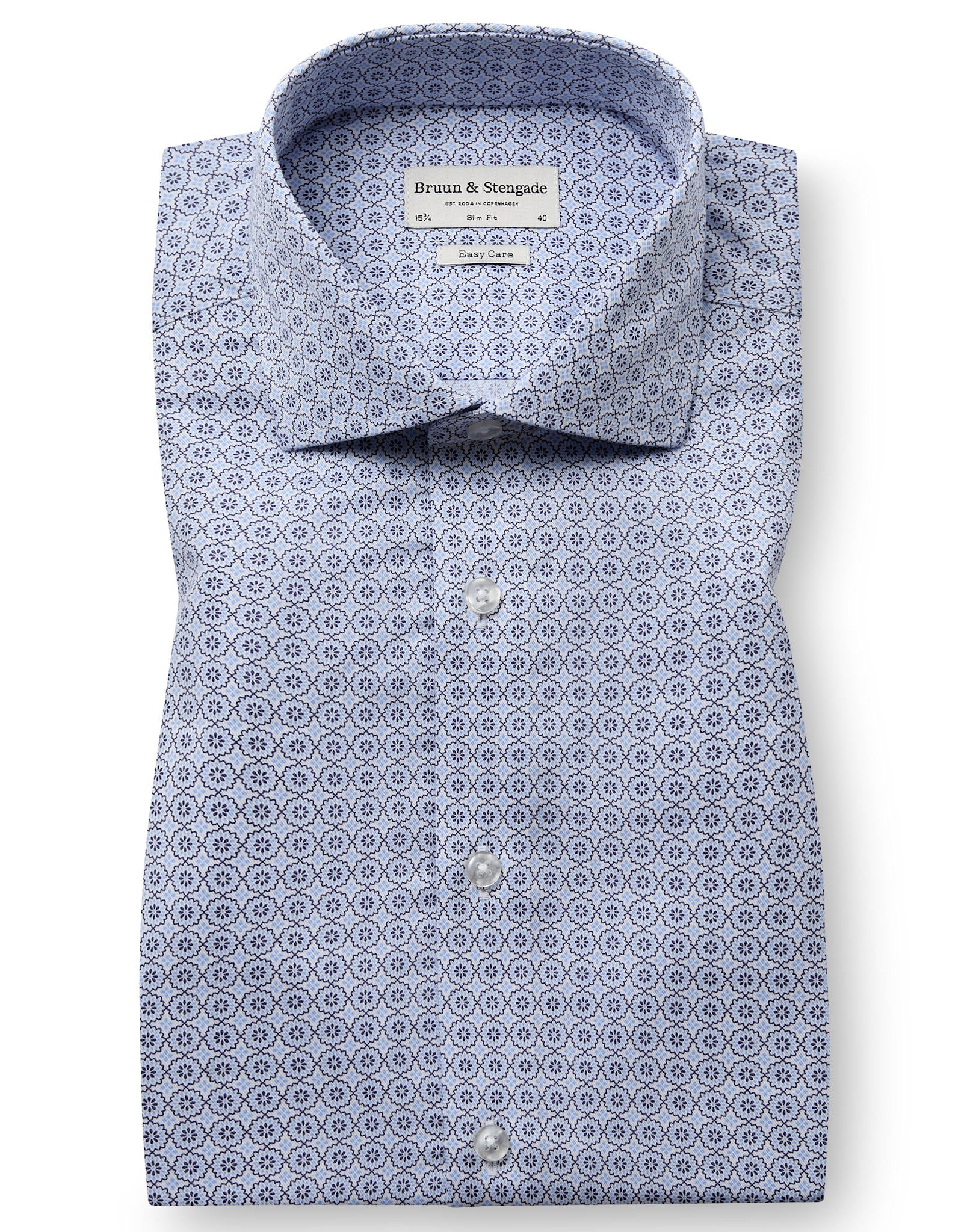 BS Jaume Slim Fit Skjorta - Light Blue