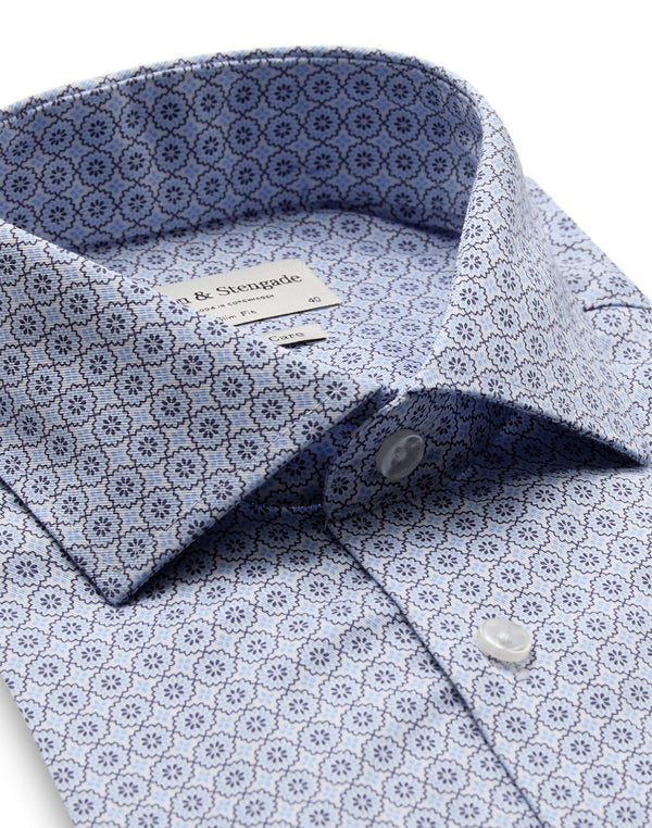 BS Jaume Slim Fit Skjorta - Light Blue