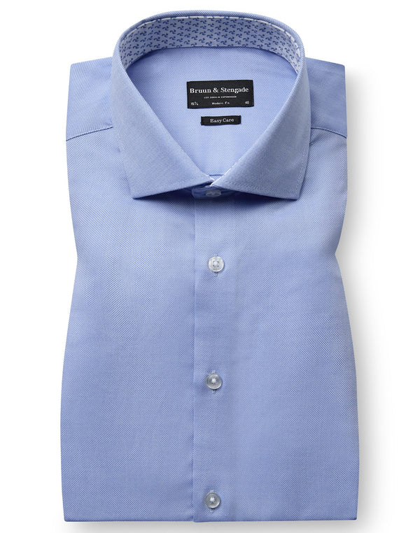 BS Alcaraz Modern Fit Skjorta - Light Blue
