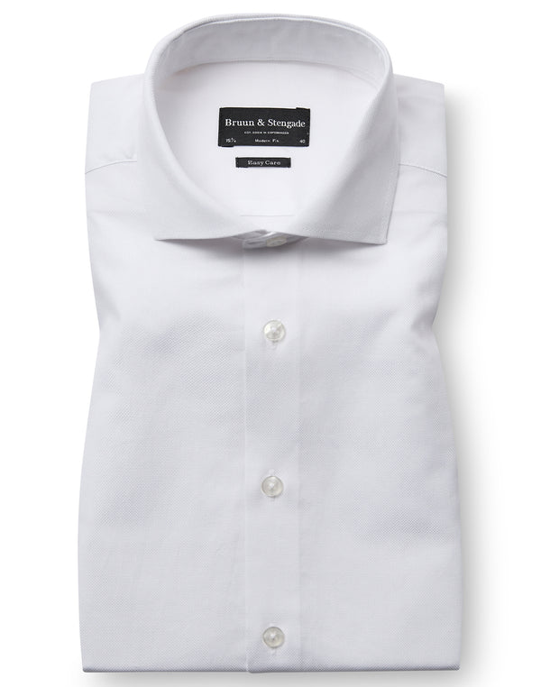 BS Hanfmann Modern Fit Skjorta - White