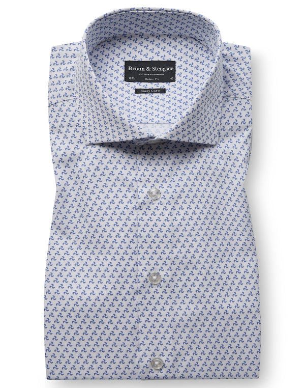 BS Borna Modern Fit Skjorta - White