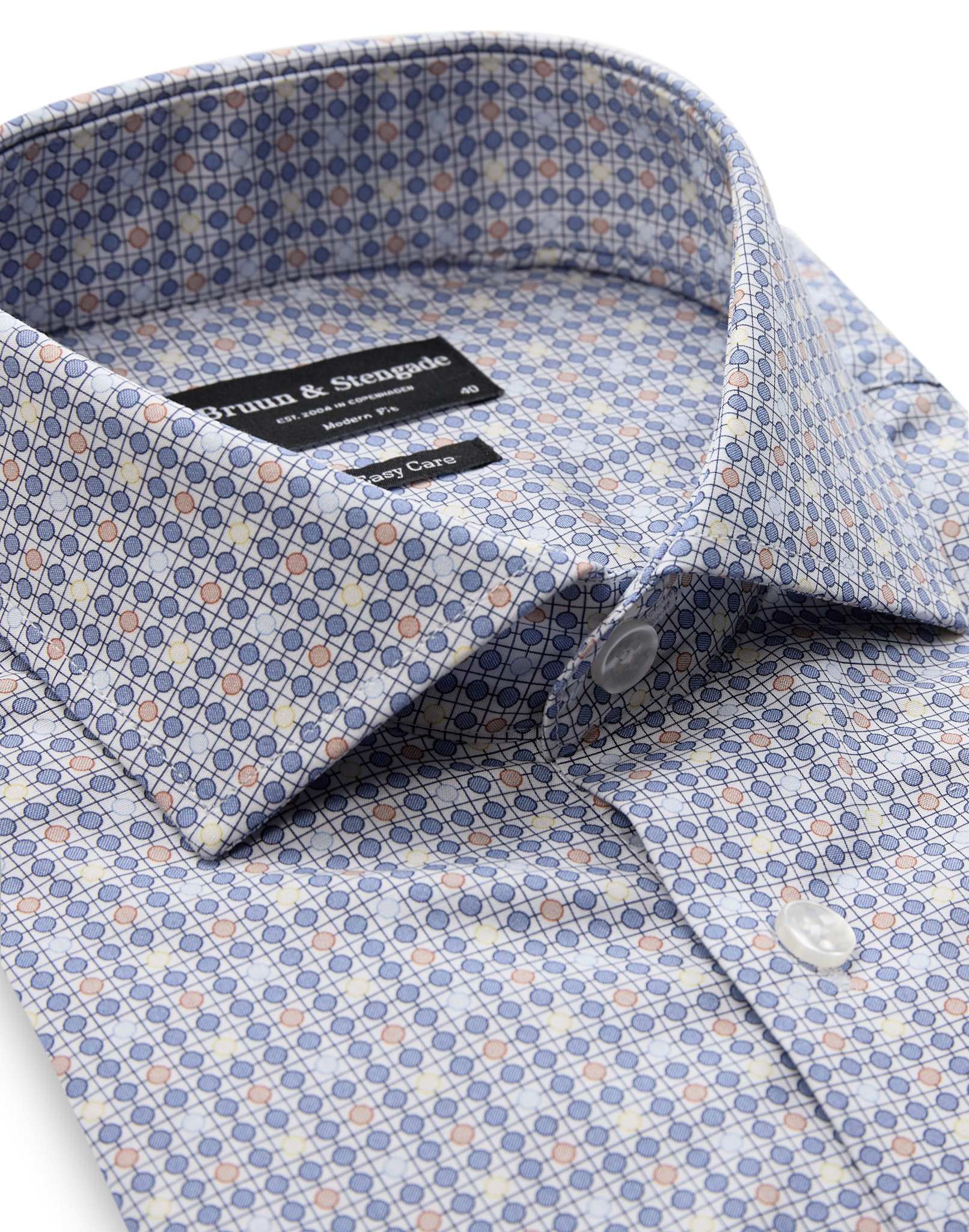 BS Djere Modern Fit Skjorta - Blue