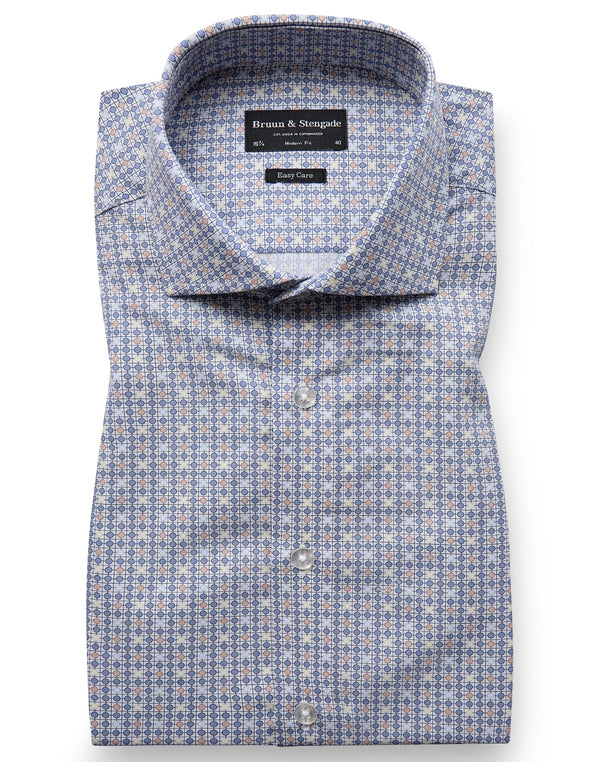 BS Djere Modern Fit Skjorta - Blue