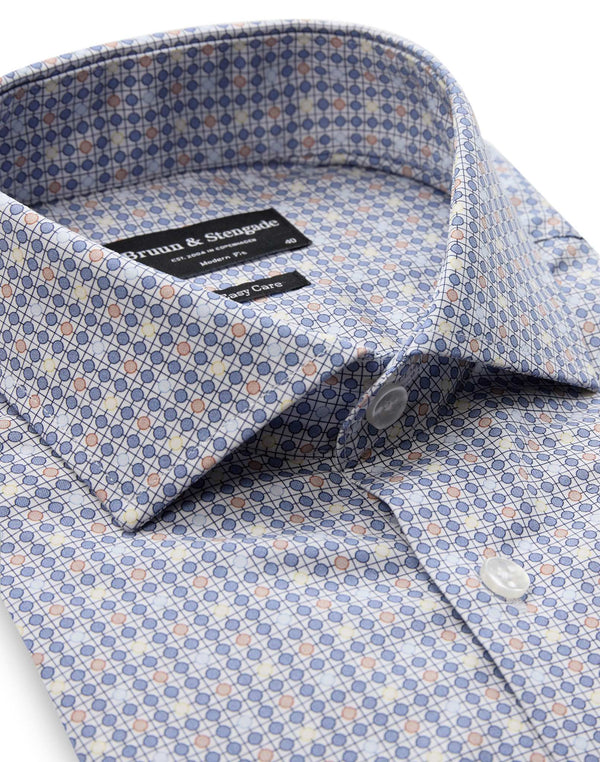 BS Djere Modern Fit Skjorta - Blue
