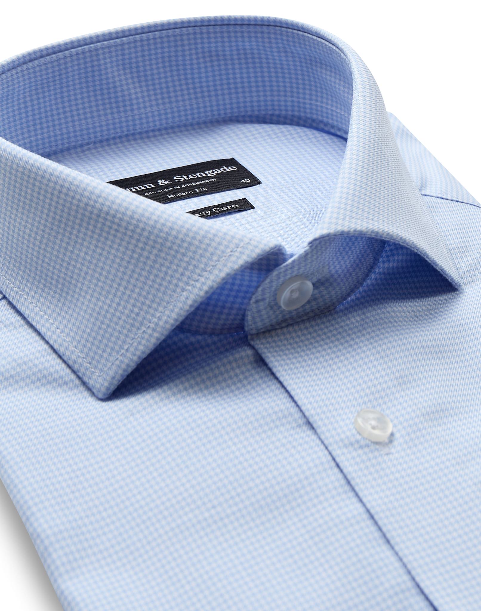 BS Baez Modern Fit Skjorta - Light Blue
