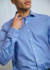 BS Struff Modern Fit Skjorta - Dark Blue