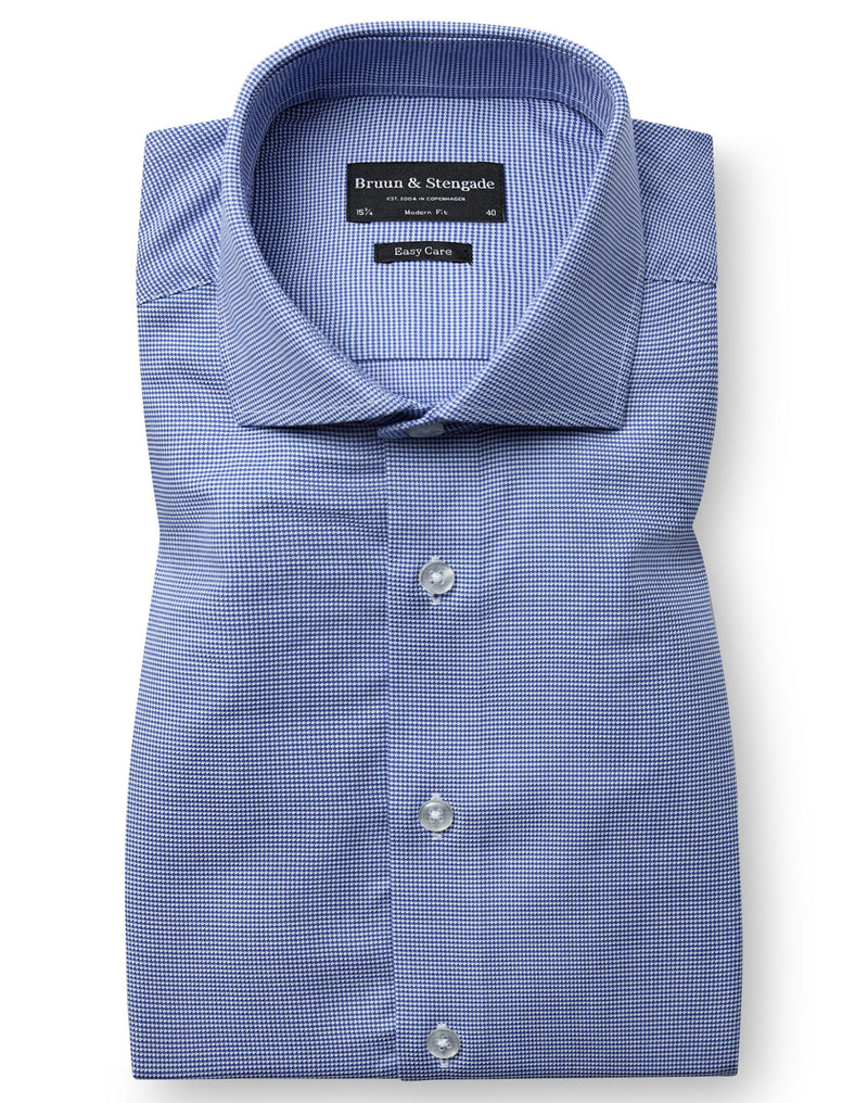 BS Struff Modern Fit Skjorta - Dark Blue