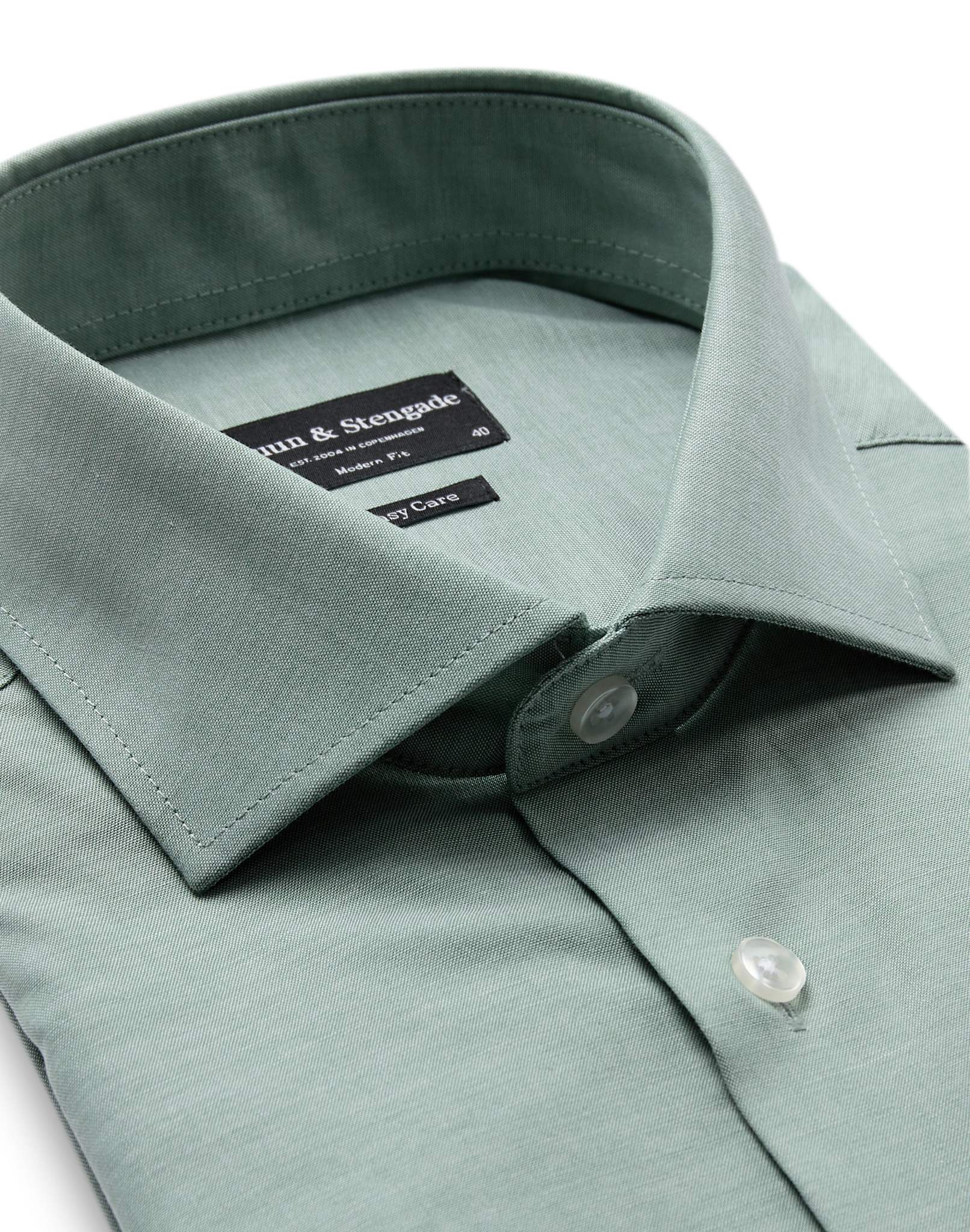 BS Shelton Modern Fit Skjorta - Green