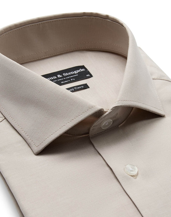 BS Jarry Modern Fit Skjorta - Sand