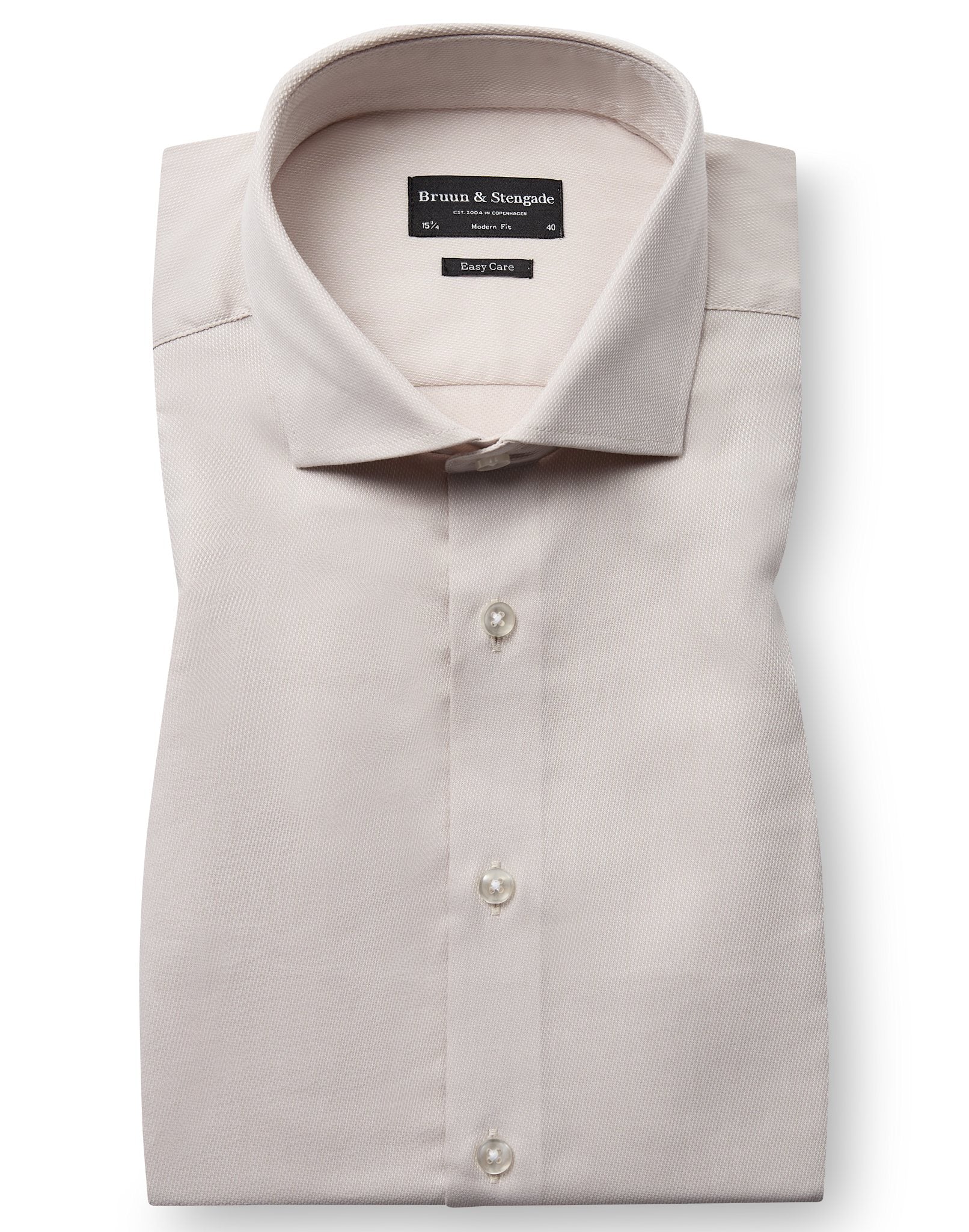BS Tsitsipas Modern Fit Skjorta - Sand