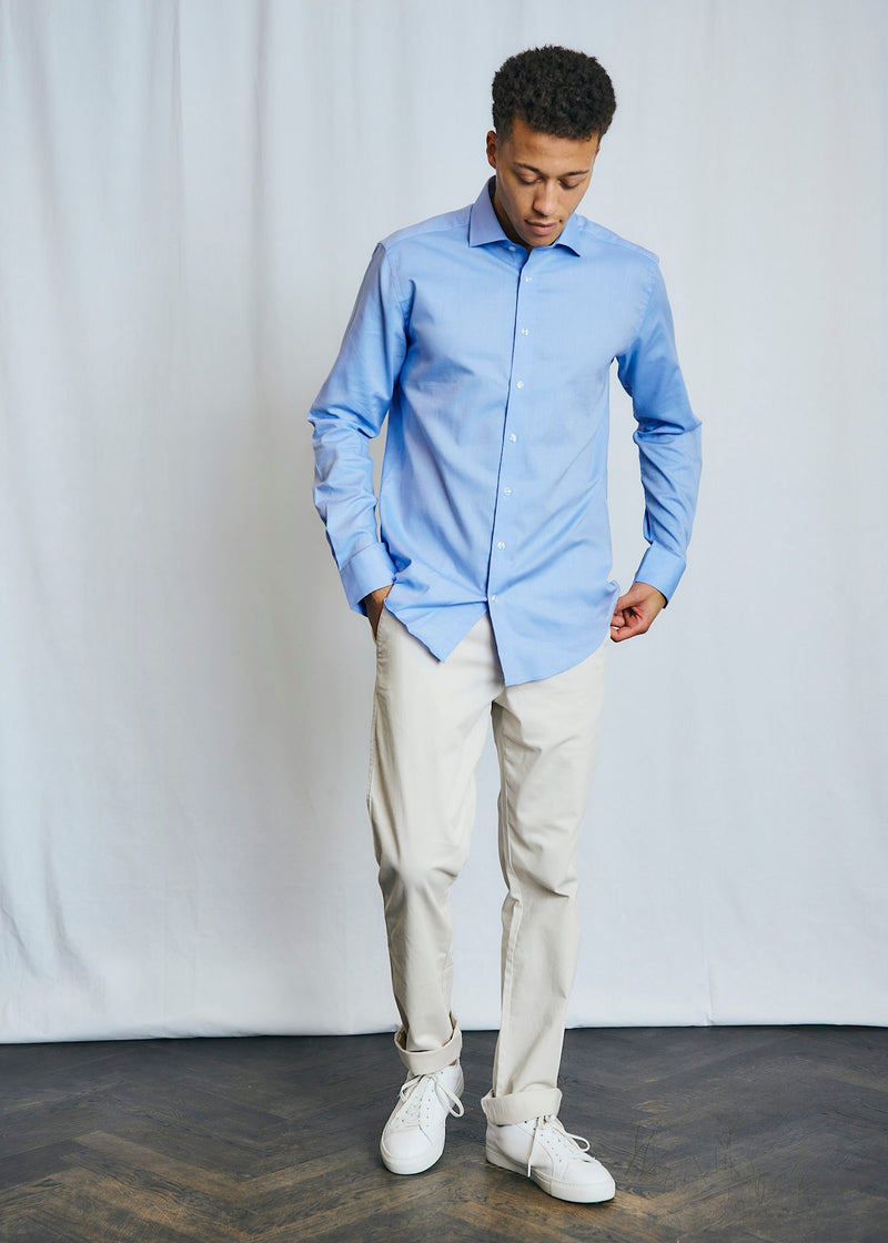 BS Sinner Modern Fit Skjorta - Light Blue