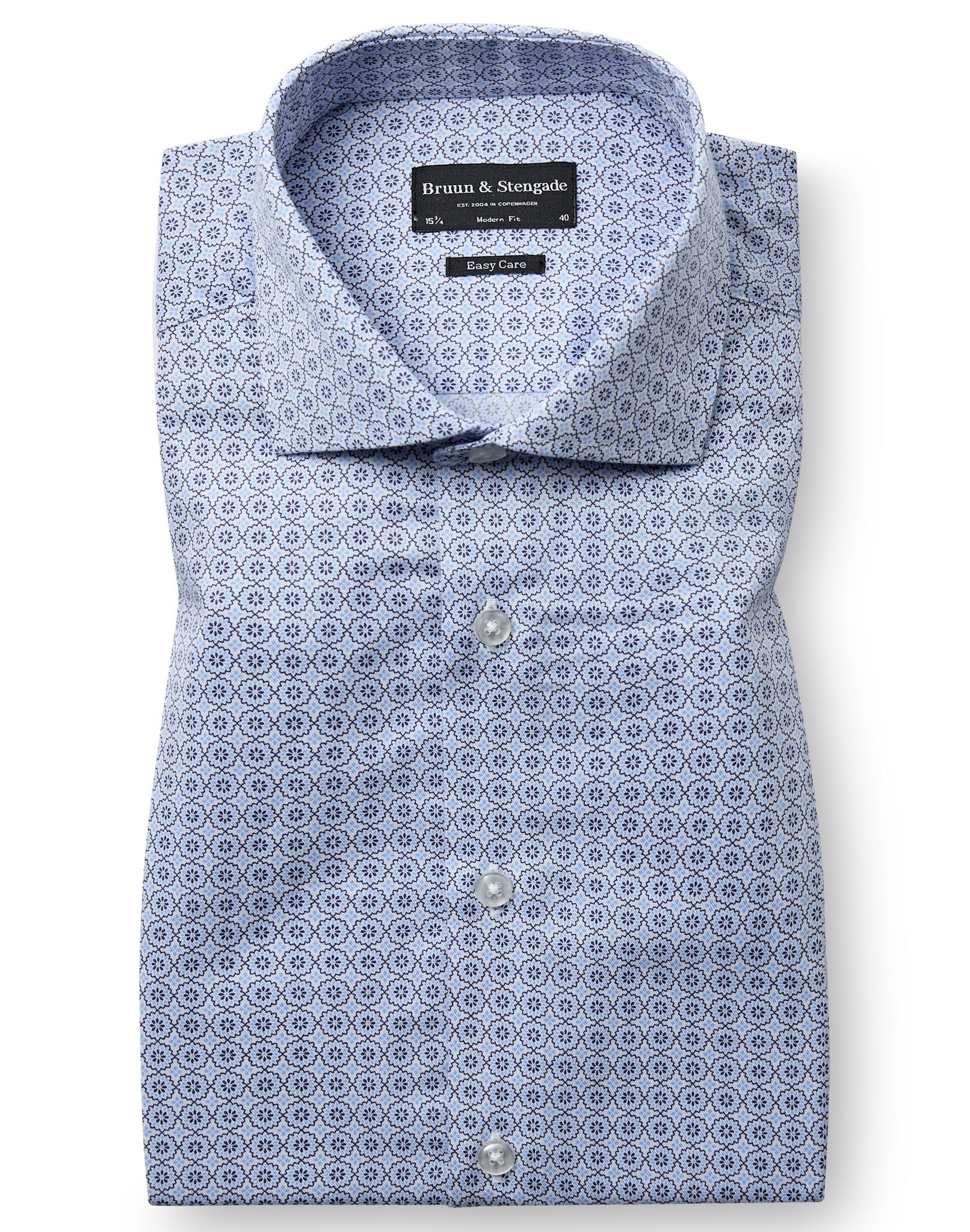 BS Fabian Modern Fit Skjorta - Light Blue