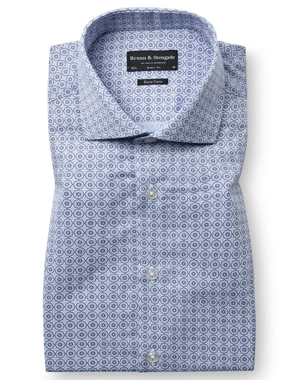 BS Fabian Modern Fit Skjorta - Light Blue