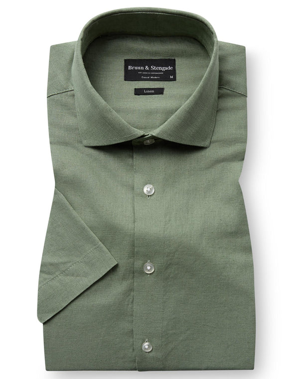 BS Hauger Casual Modern Fit Skjorta - Green